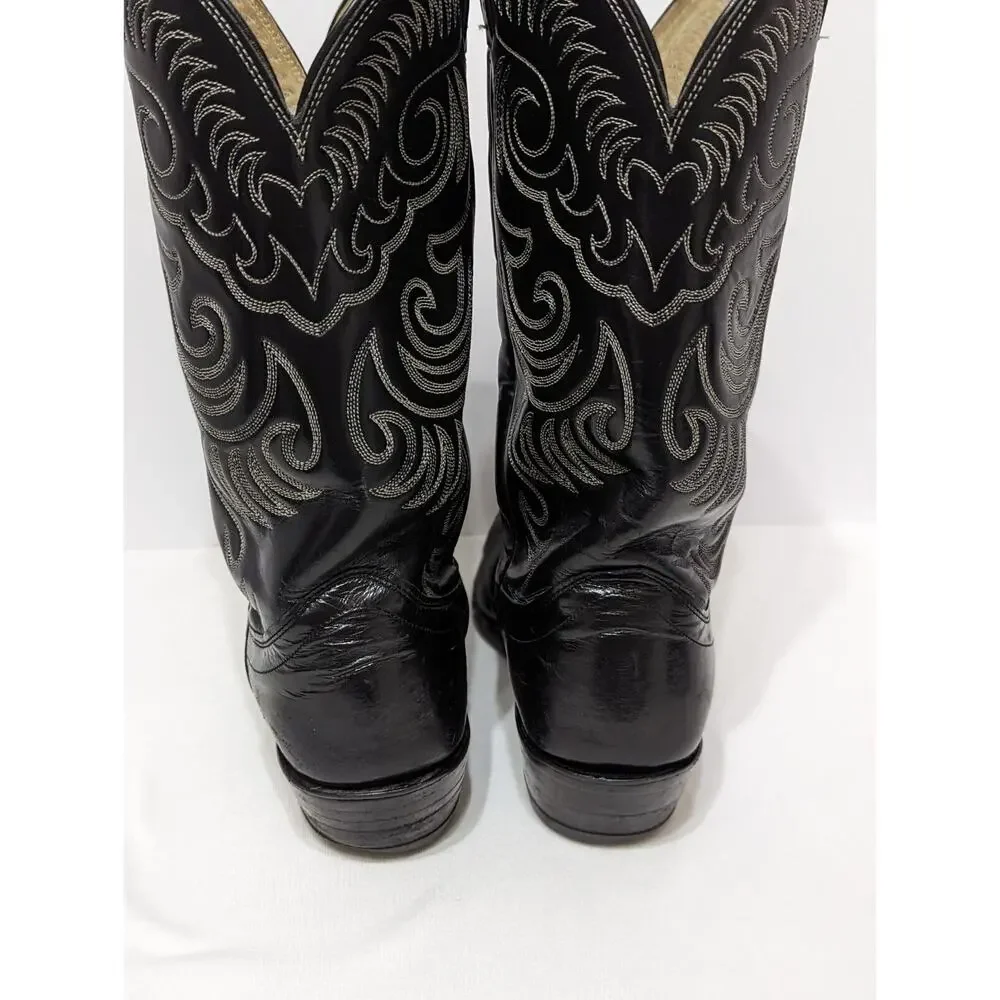 Olathe Vtge Western Boots 10B.Made Olathe Kansas USA Cats Paw Heel Can Be Unisex